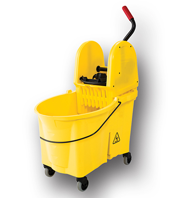 Down Press Mopping System Cleaning Bucket Combo 35 Qt.